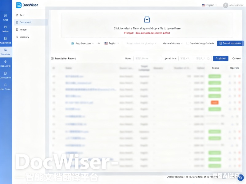 多语言翻译界面